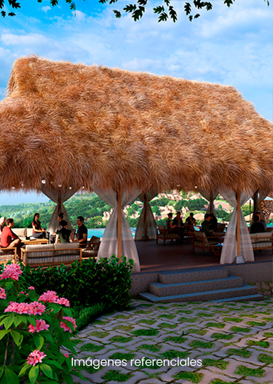 Maloca de reuniones: Espacio amplio y fresco para encuentros de vibra natural.