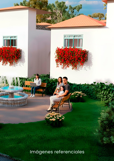 Zona de descanso: Espacios sombreados para relajarte y disfrutar del condominio.