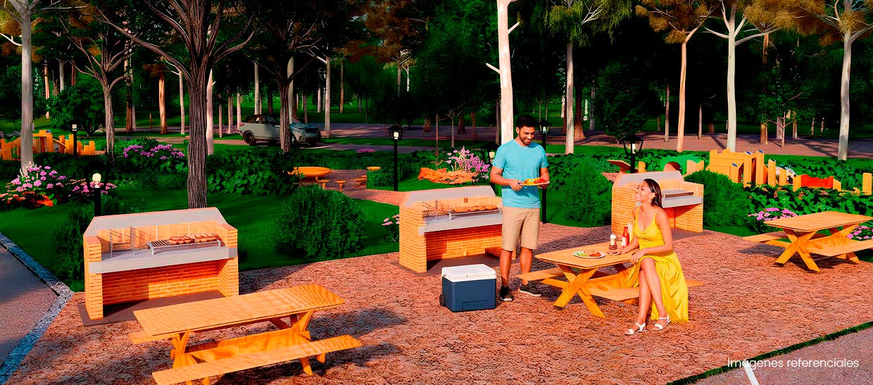 Zona de parrillas: Ideal para reuniones familiares y momentos de convivencia entre vecinos.