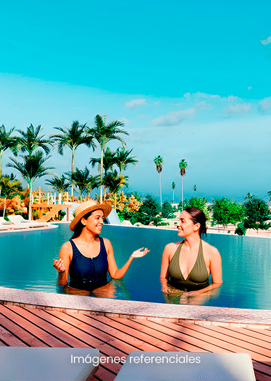 Piscina: Espacio para relajarte, refrescarte y disfrutar momentos únicos en calma.