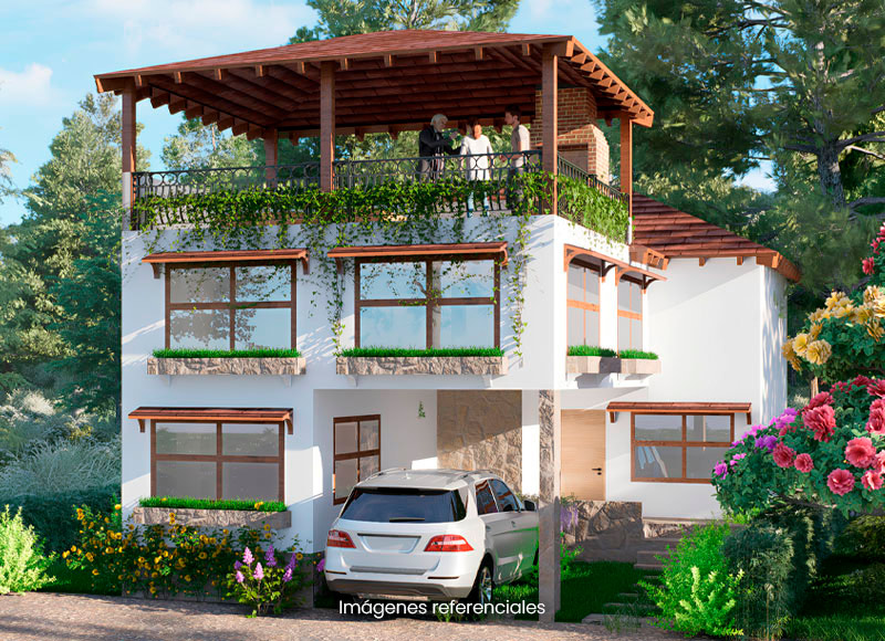 Modelo Rumi  - Espacio ideal para disfrutar aire puro y tranquilidad en un entorno ecoamigable pensado para el bienestar.